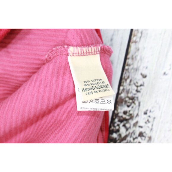 LL Bean Lakewashed Double-Knit Quarter Snap Pullover Rasp Berry S Pet - Picture 6 of 11